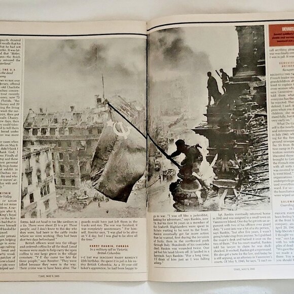 Hitler Evil Time Magazine May 8 1995 50 Years After V-E Day Enemies State Ex Co - Picture 5 of 5